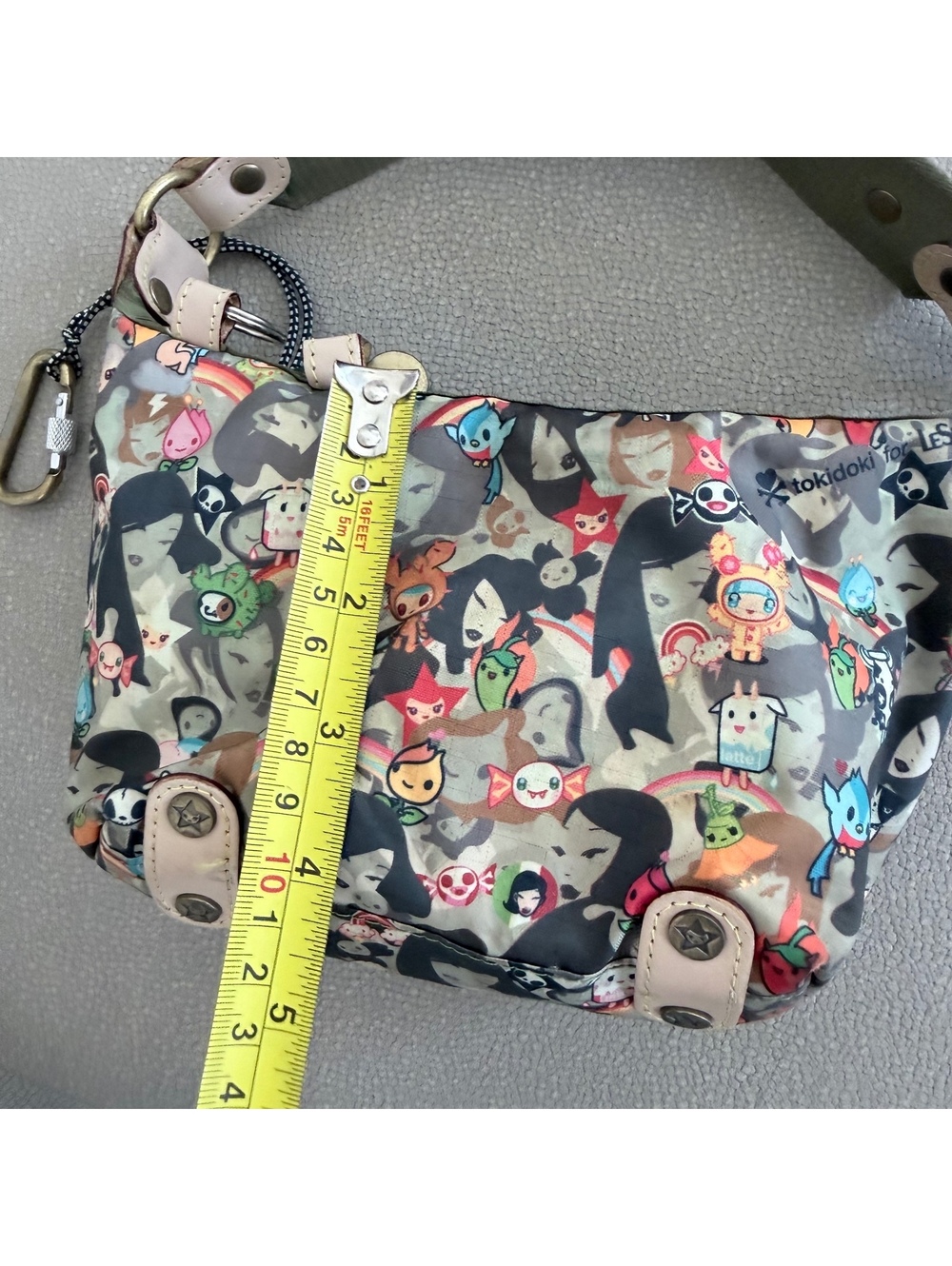 Vintage LeSportsac Tokidoki Printed Mini Shoulder Bag | Charm - Picture 7 of 12